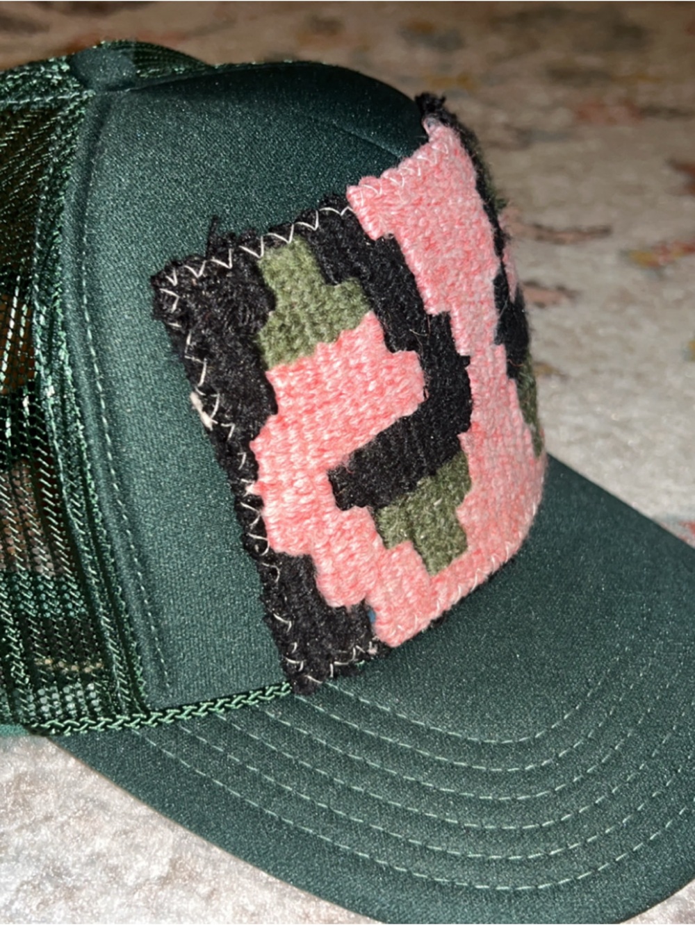 Orijinal Kilim Truker Hat New Dark Green - Picture 2 of 5